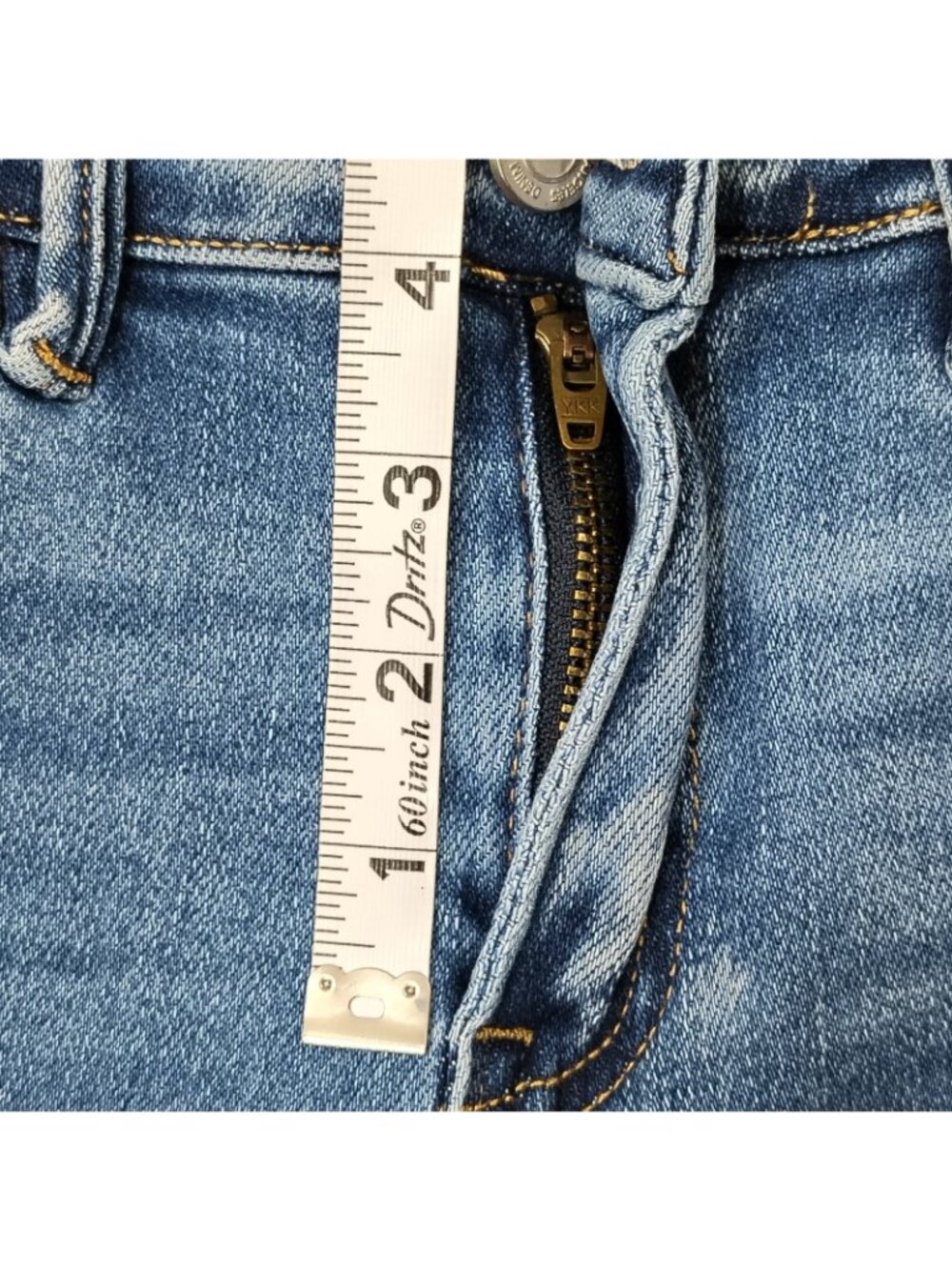 Vervet Los Angeles Skinny Jeans Womens Size 27 Mid Rise Denim Medium Wash Blue - Picture 15 of 16